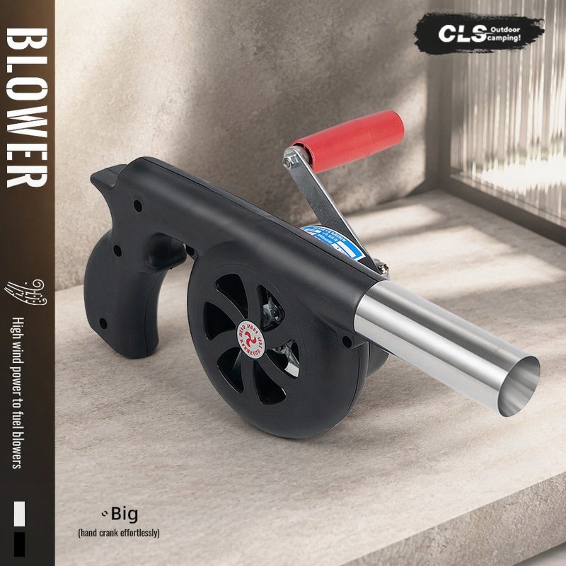 Blower outdoor camping handheld charcoal special hair dryer small fire tool portable barbecue utensi