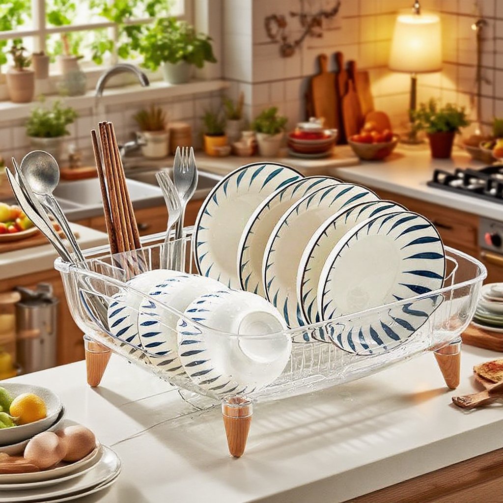 주방 선반 배수 선반