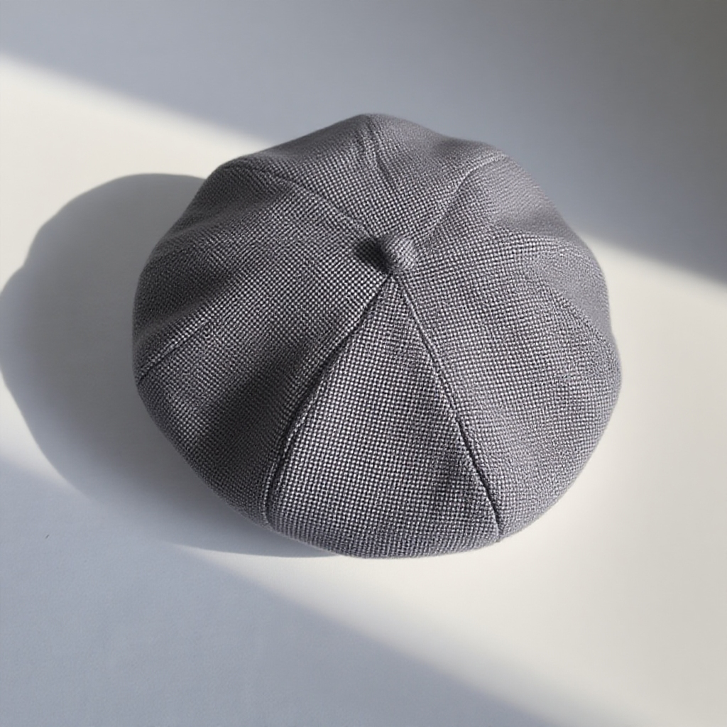 ベレー帽 2点目無料 レディース 帽子 無地  丸い サイズ調節 タック入り おしゃれ 可愛い