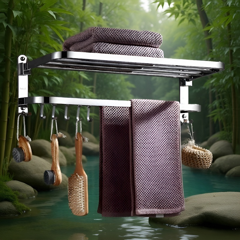 Wall-mounted Stainless Steel Towel Rack