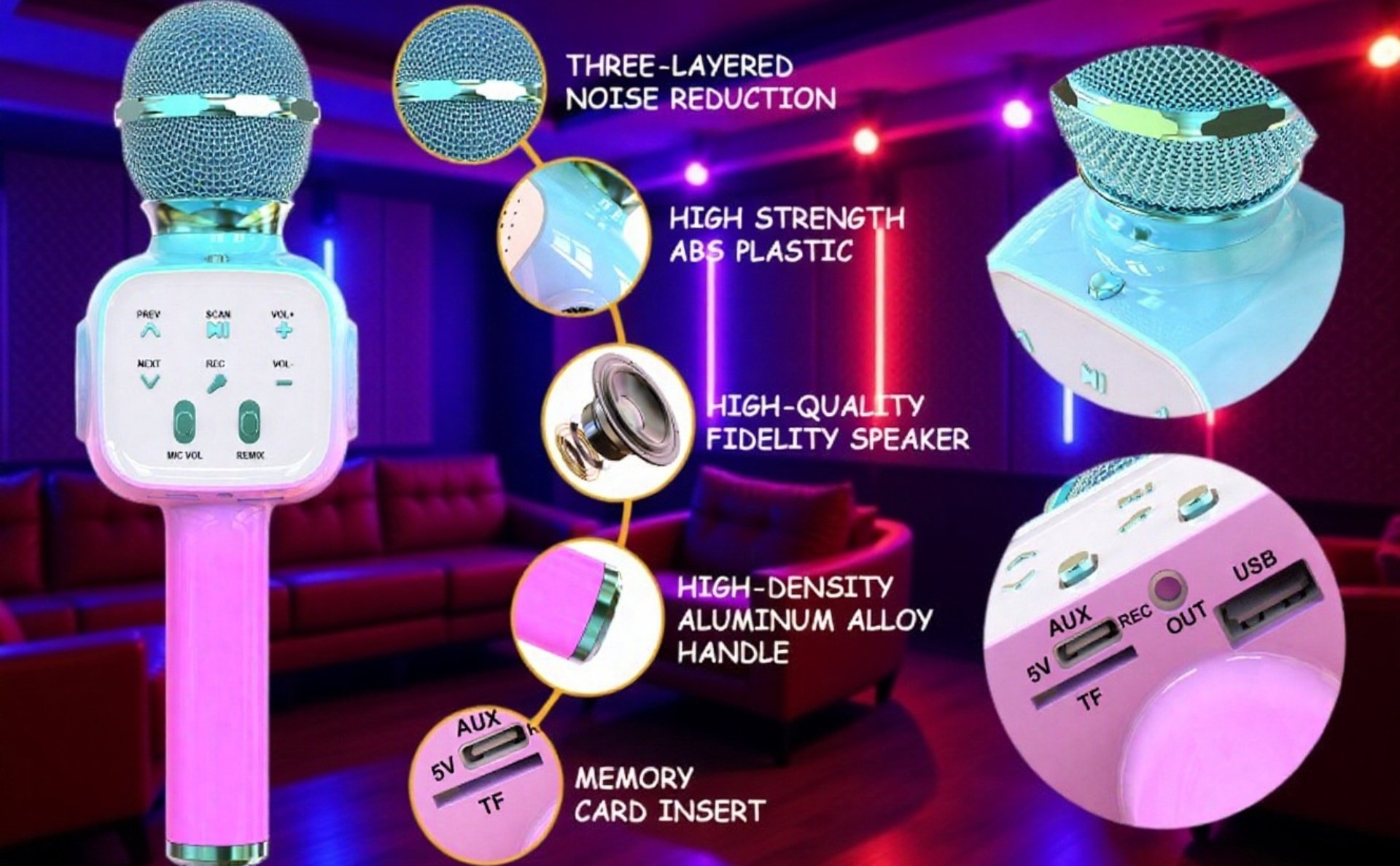 Bluetooth Mikrofon als Geschenk für Kinder