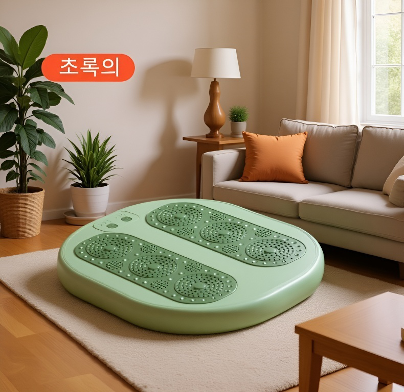 안전한 발난로 겸용 온열매트