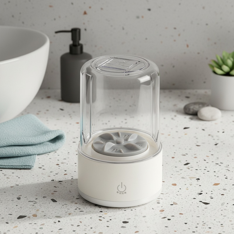 Efficient underwear laundry cup with energy-saving design