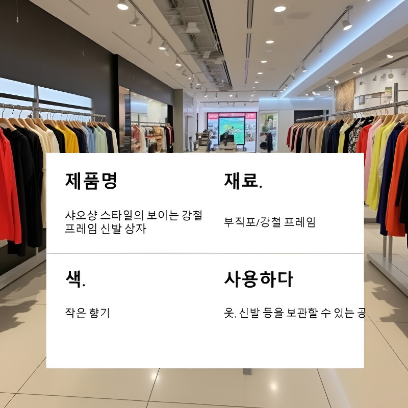 투명 접이식 침대 밑 신발 보관함