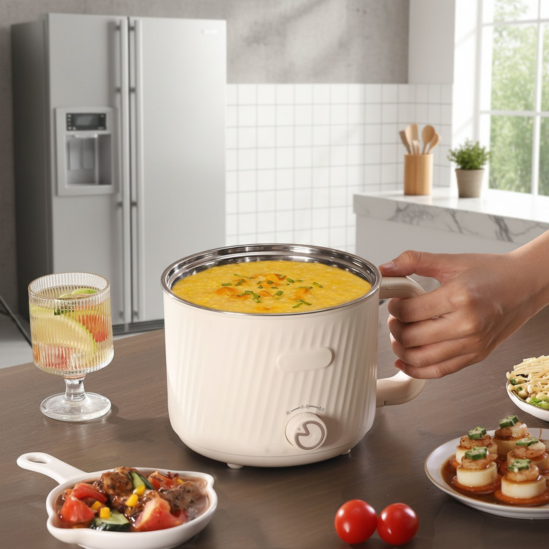 Student dormitory small stainless steel nonstick electric hot pot