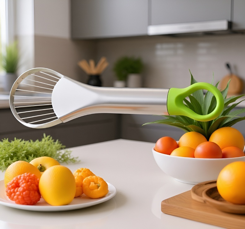 アボカドの種取りもできる果物切り器