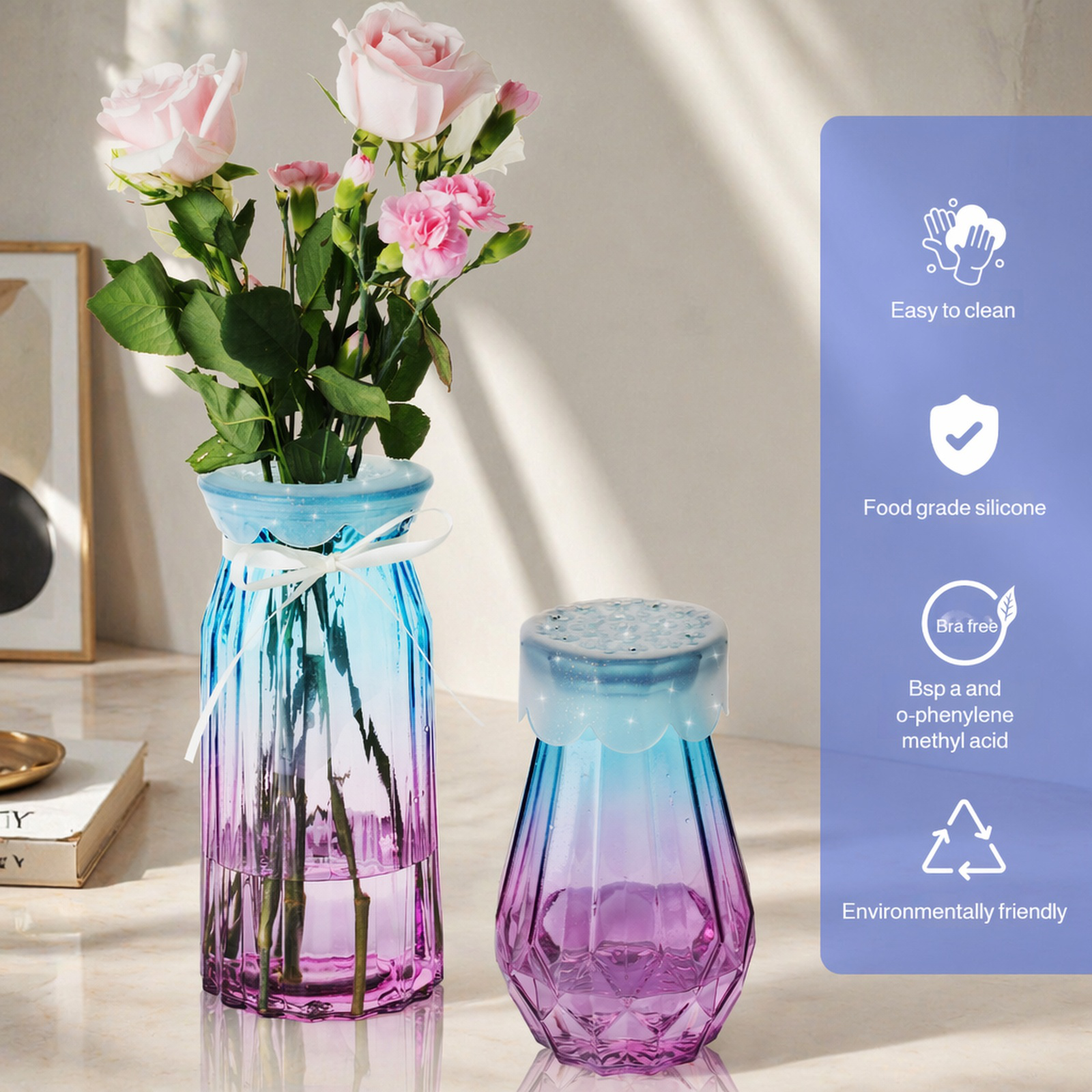 DIY flower bouquet holder for home decor