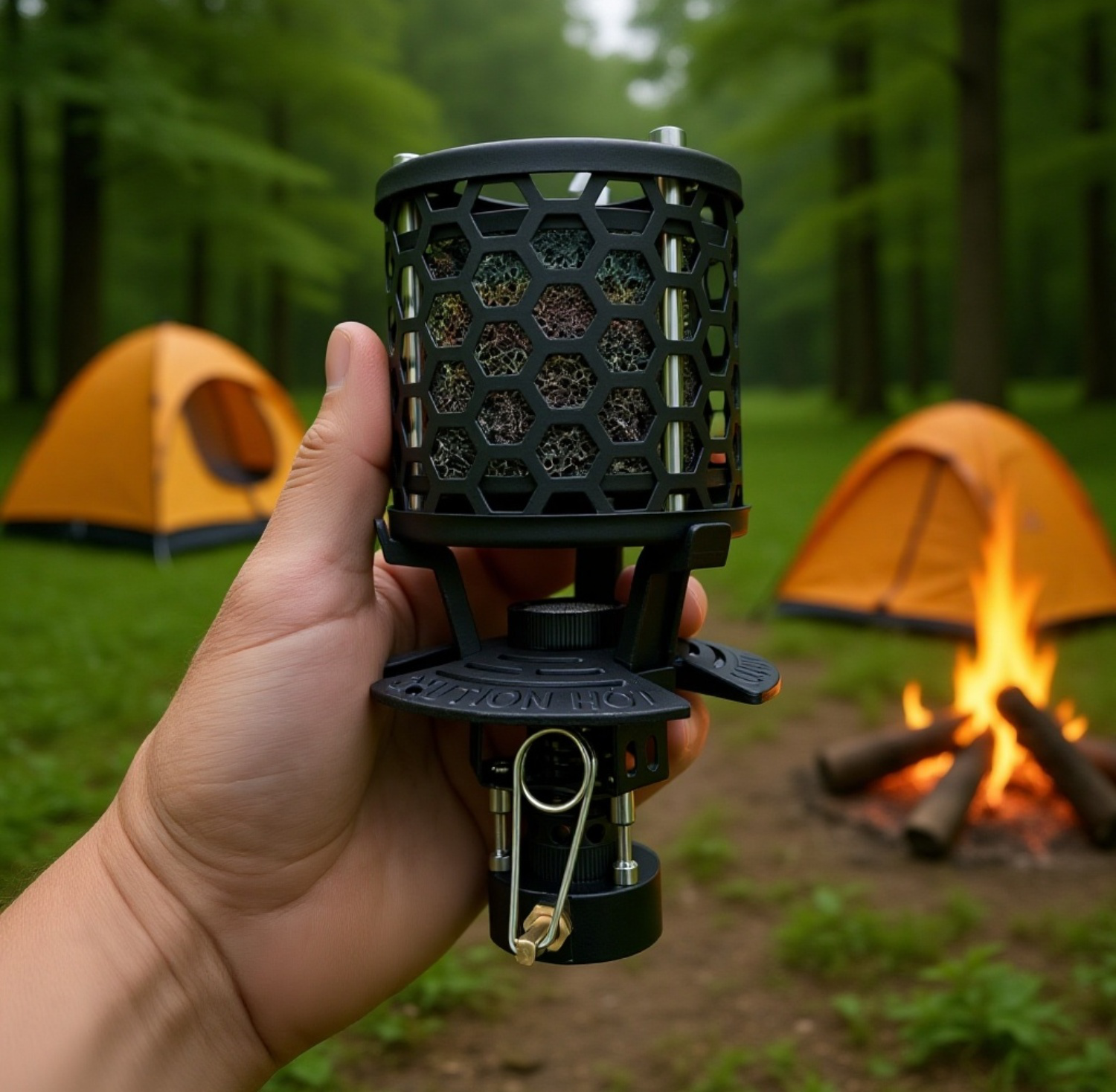 가볍고 콤팩트한 디자인의 가스 난로