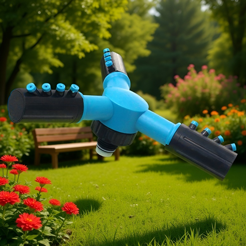 Háromágú talajszúrós kézi öntözőspriccelő mezőgazdasági kerthez