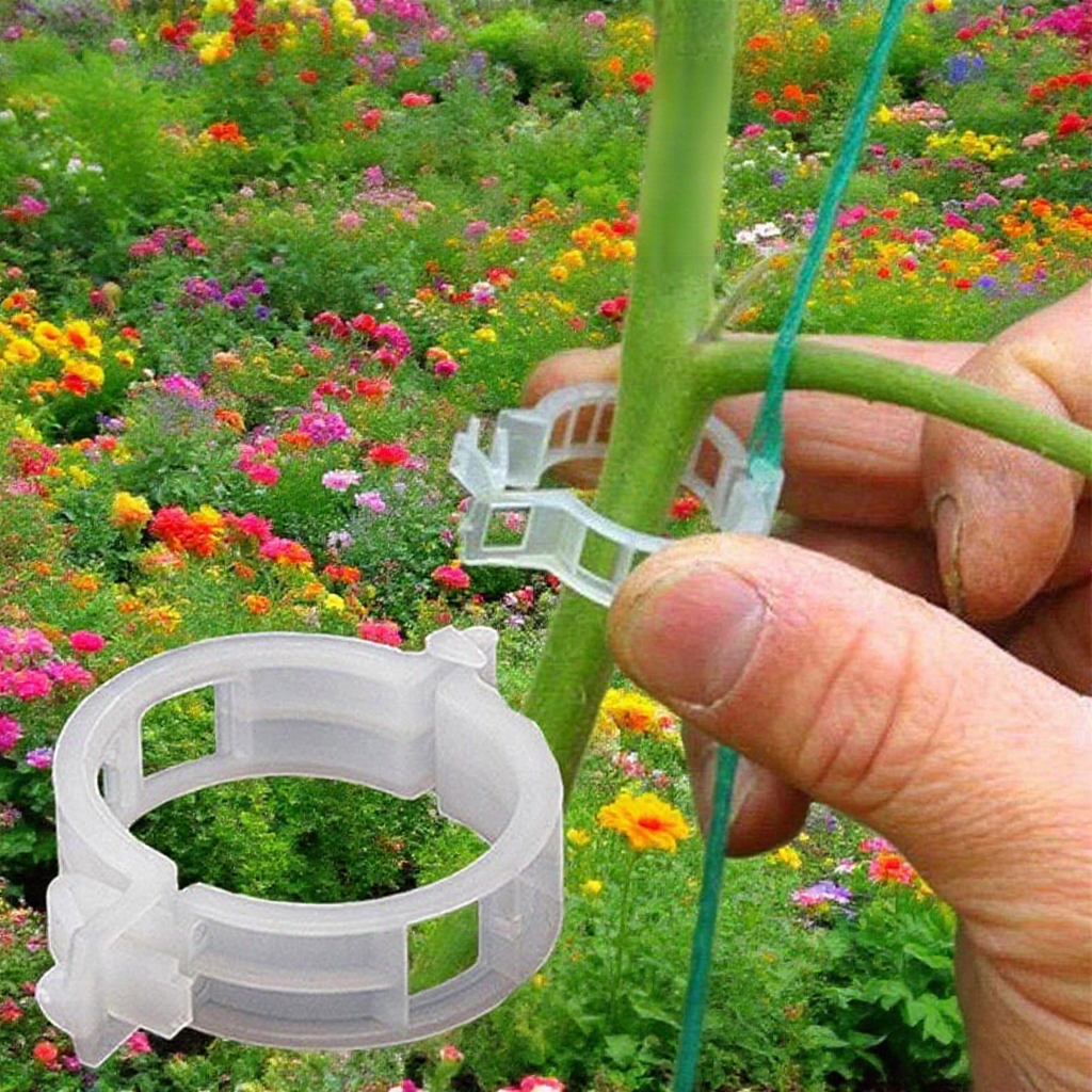 Klipy na upevnění rostlin, úchytky na popínavé rostliny, transplantovací klipy