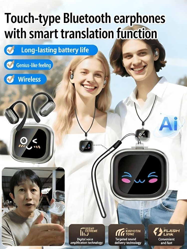 Smart Translation Touch Bluetooth Earbuds