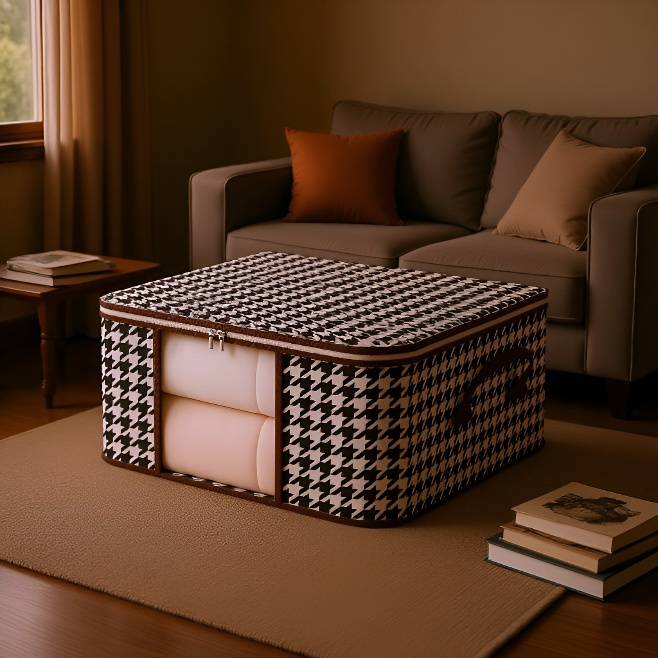 가정용 초대형 의류 정리 가방 면 이불 가방 수납함 방습 방진 수납 가방 전용 수납 이사 초대형 수납함