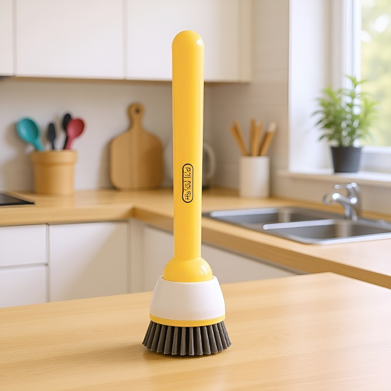 Mango ergonómico ajustable del cepillo de cocina