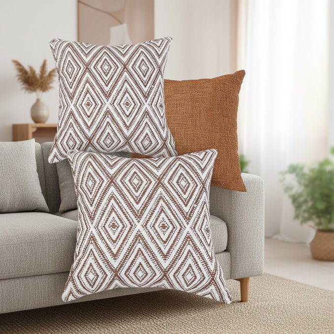 Linen Pillow Cases Modern Office Style