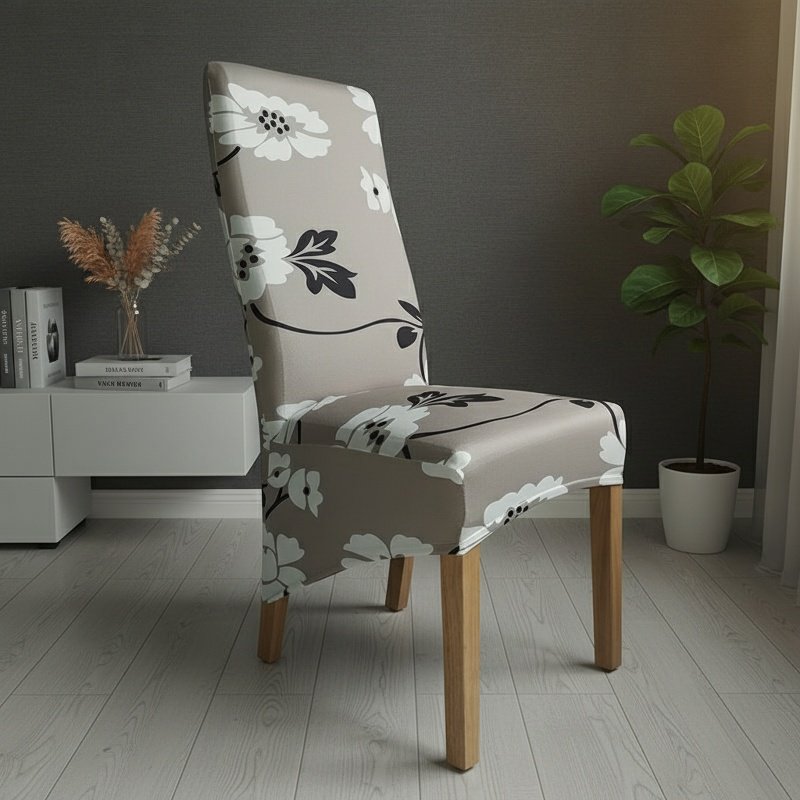 Slanting Chair Covers Chair Covers Various Patterns Office Stretch Printed