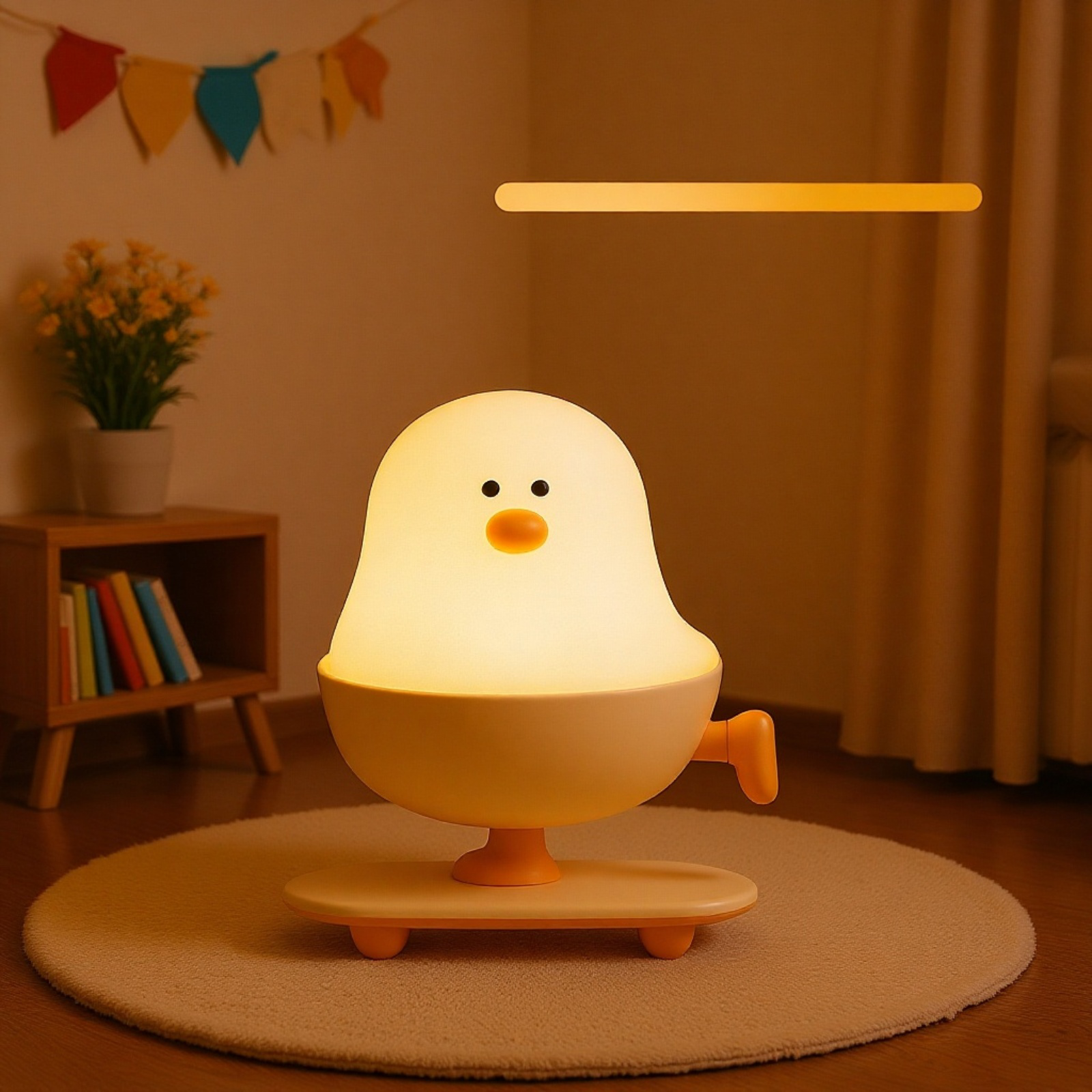  小さな鶏の創造的な夜のライト