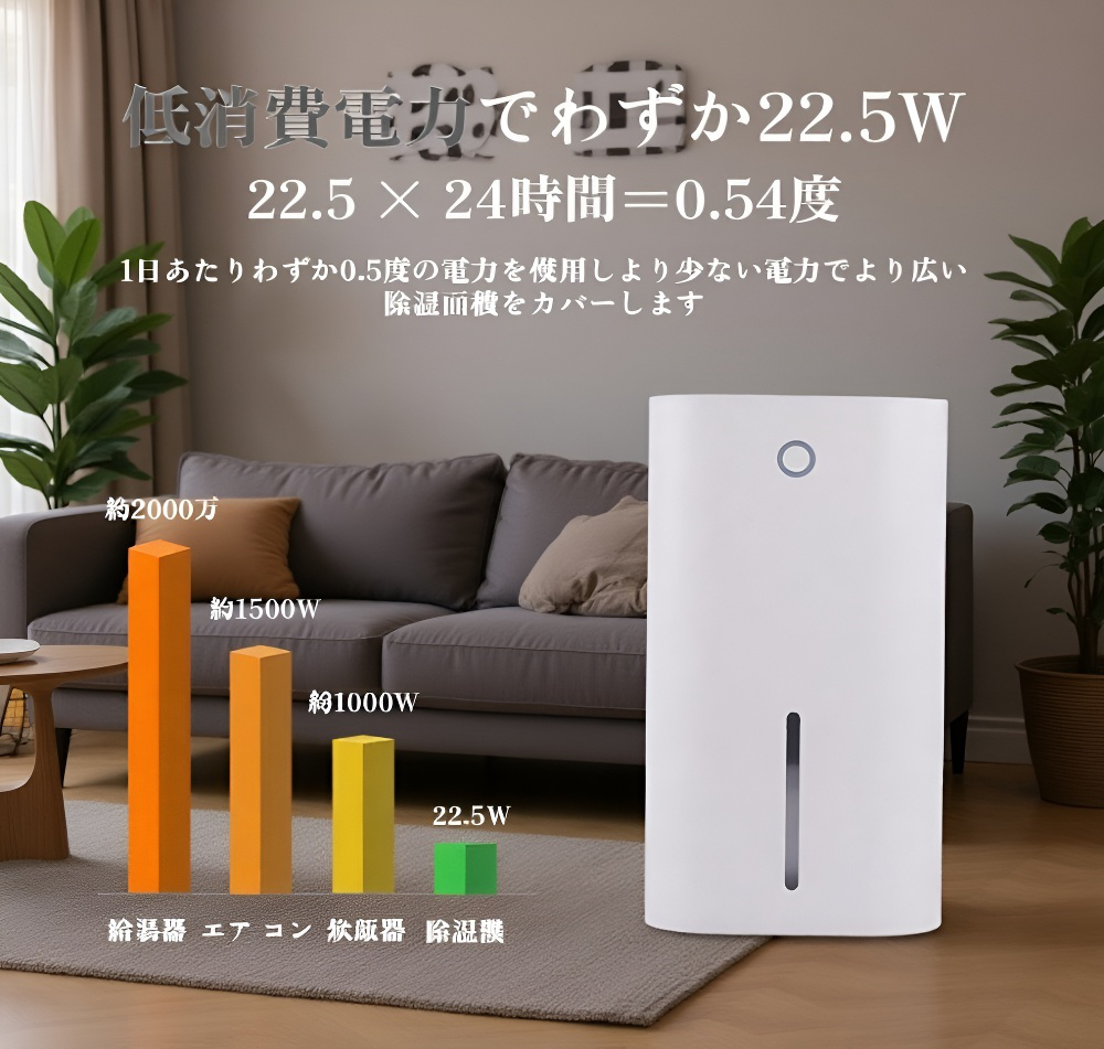 多機能空気除湿機の使用シーン