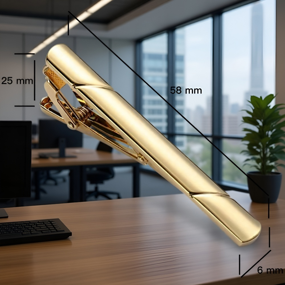 ビジネス用不锈钢ネクタイクリップ