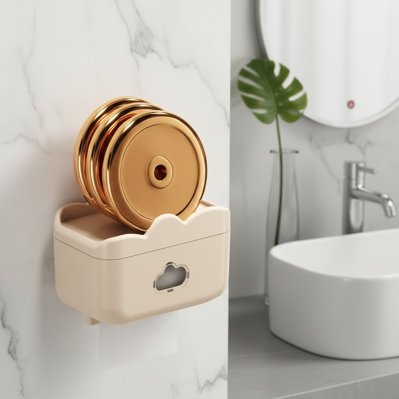 Waterproof Bathroom Tissue Box, Water and Moisture Resistant