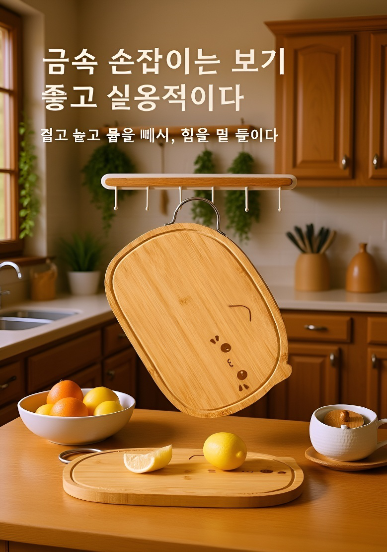 항균 소재가 적용된 이유식 도마