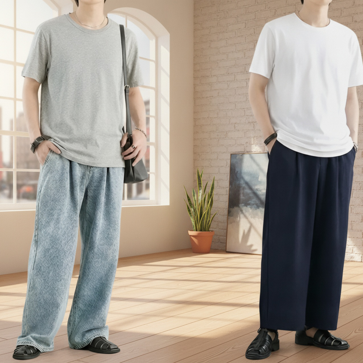 남성용 속건성 3기능 티셔츠