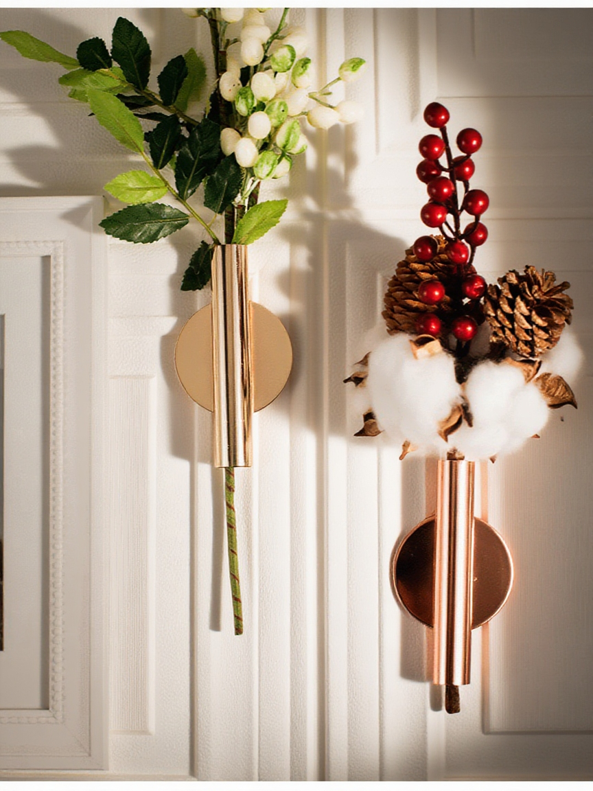 Severský styl nástěnné květinové aranžmá