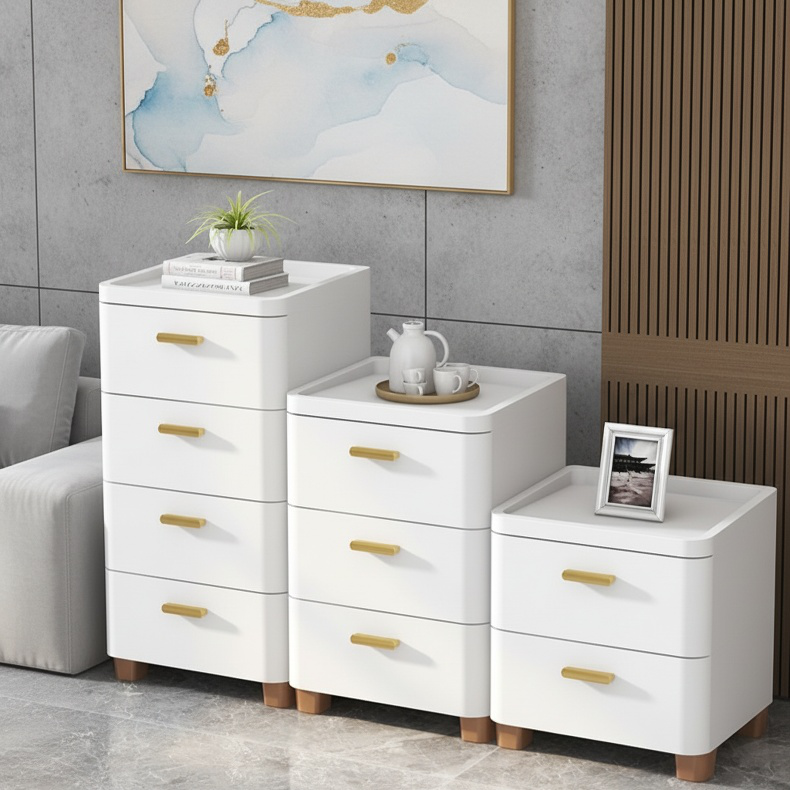 Meuble de rangement à tiroirs multicouches pour petits espaces, spécial salon