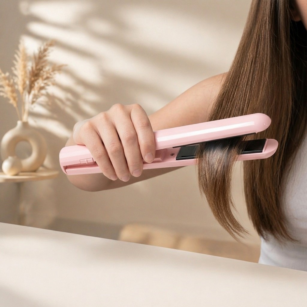 Mini Haarglätter für Pony und glattes Haar