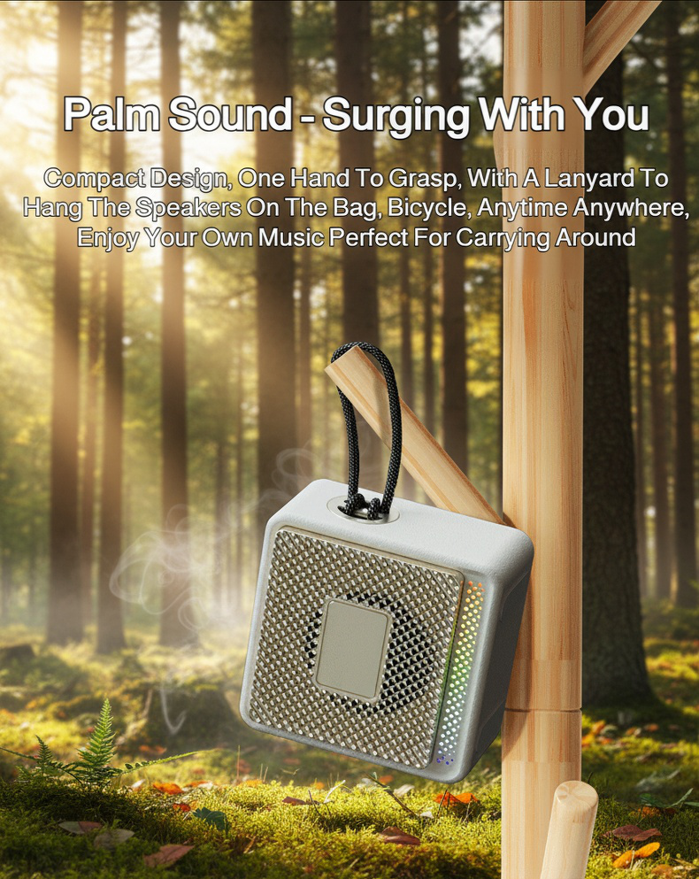 Outdoor portable speaker for music on the go