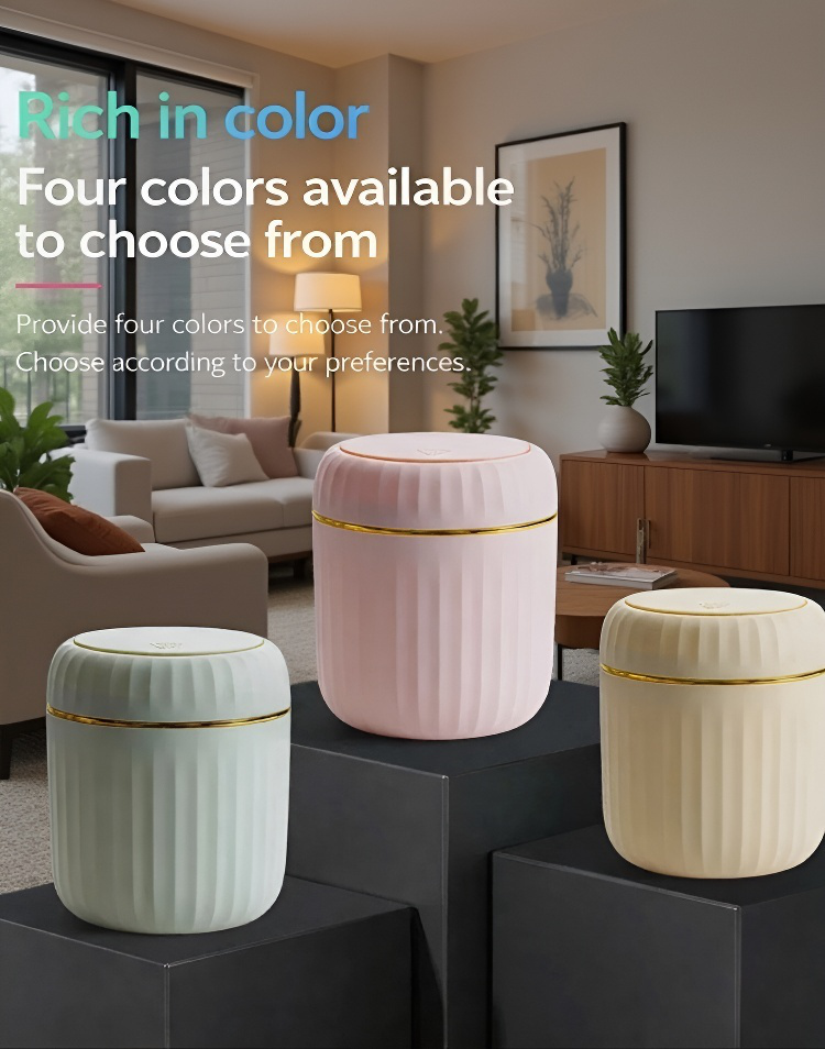 Modern design mini desktop trash can