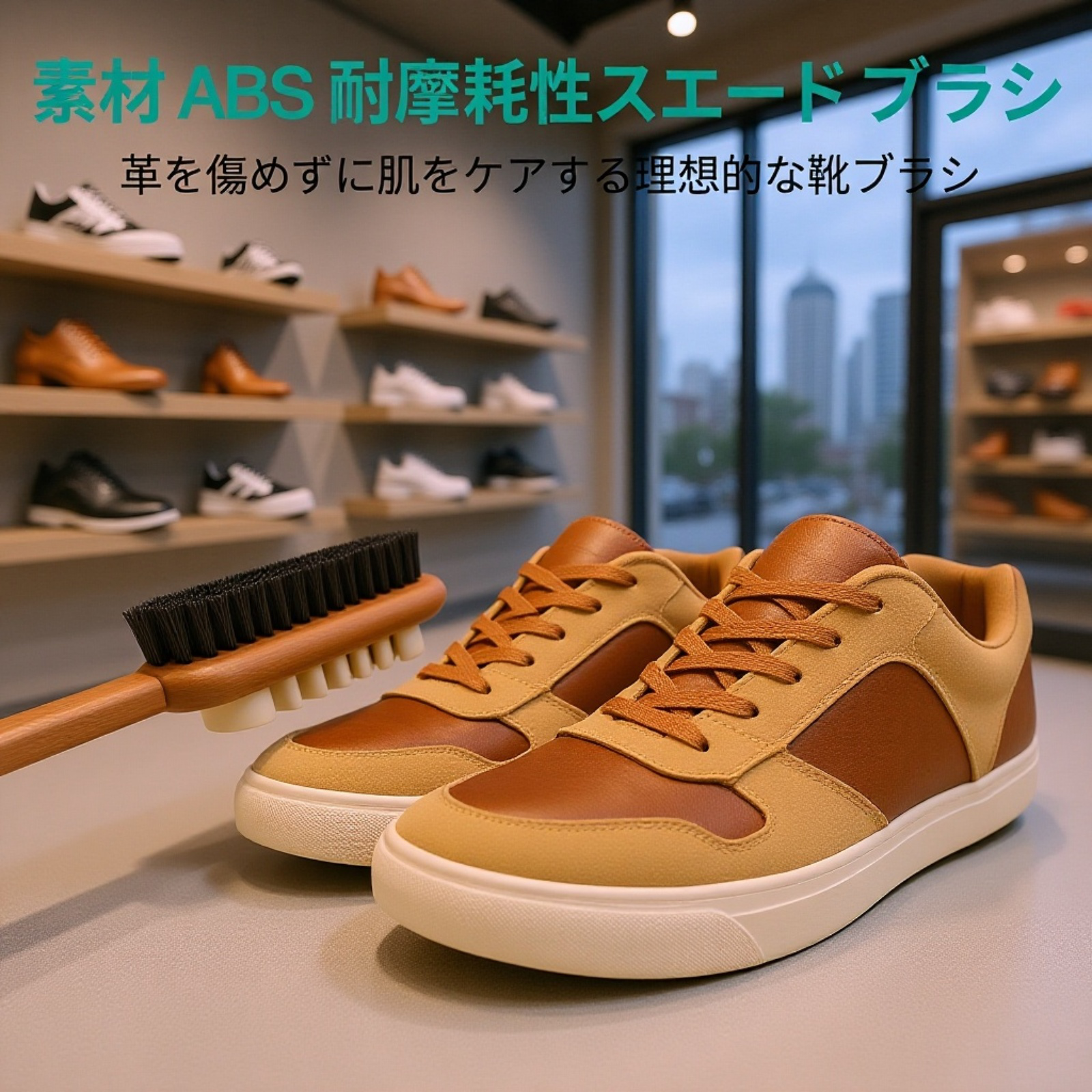 車シート除染用ゴム製靴ブラシ