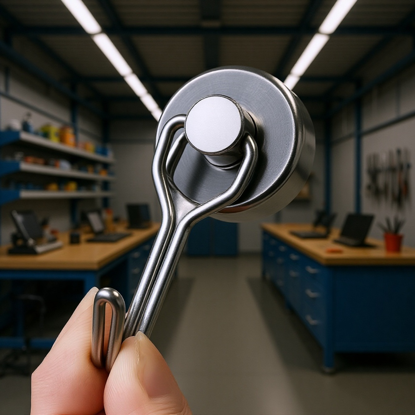 強力マグネット回転フック