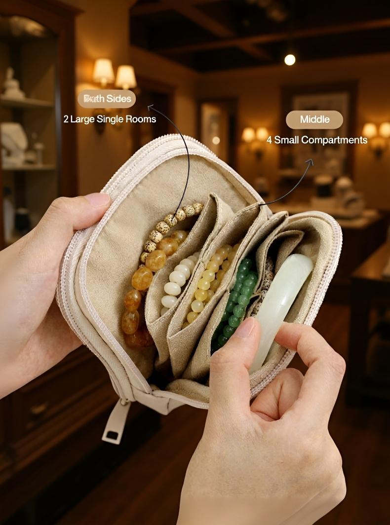 Convenient jewelry organizer for travel and daily use