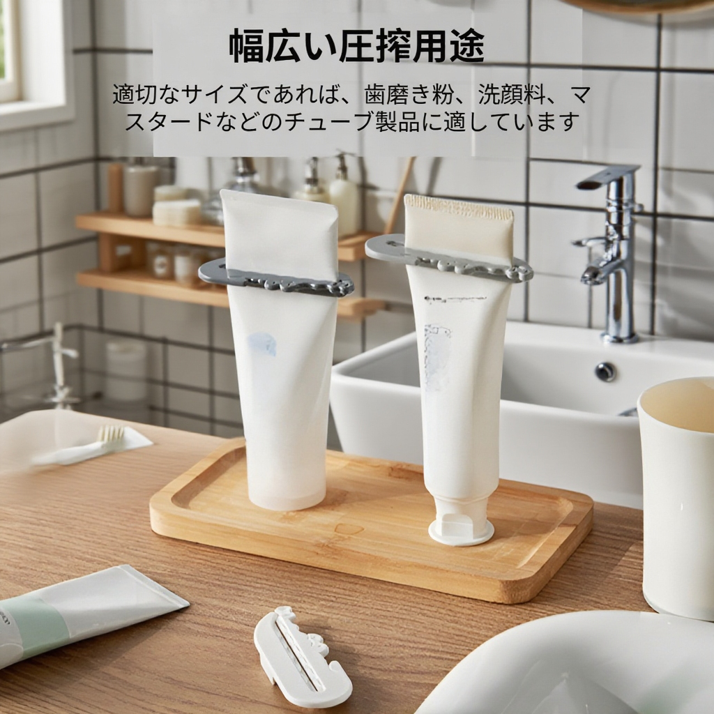 マスタード用ソフトゴムチューブ絞り器セット