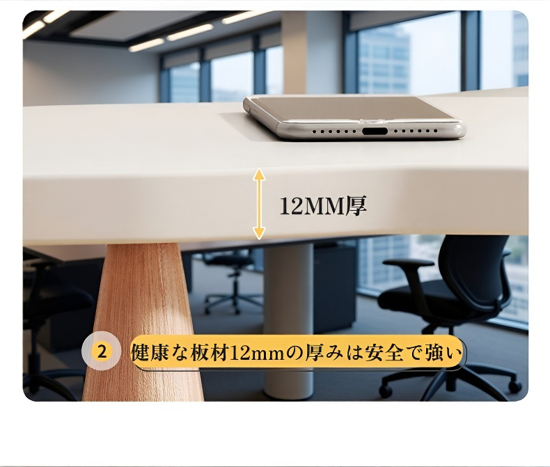 デスクスペースを有効活用する置物棚