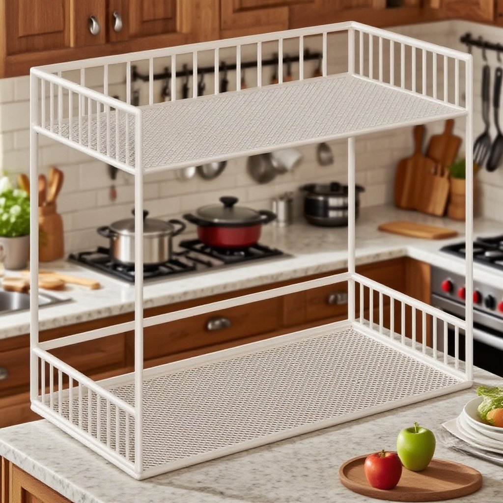 Mosdó alatti fürdőszobai szekrény polcos tároló