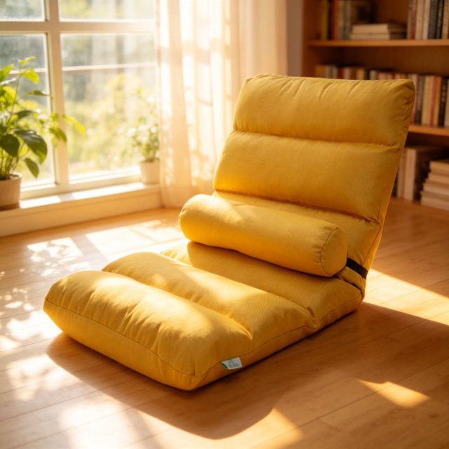 Silla puf plegable tipo sofá para dormitorio, silla de descanso tatami