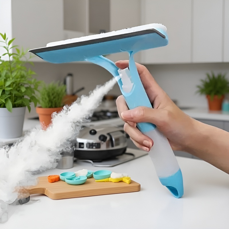 3-in-1 Duschabzieher Glasreiniger für das Badezimmer