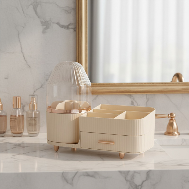 Boîte de rangement de bureau anti-poussière