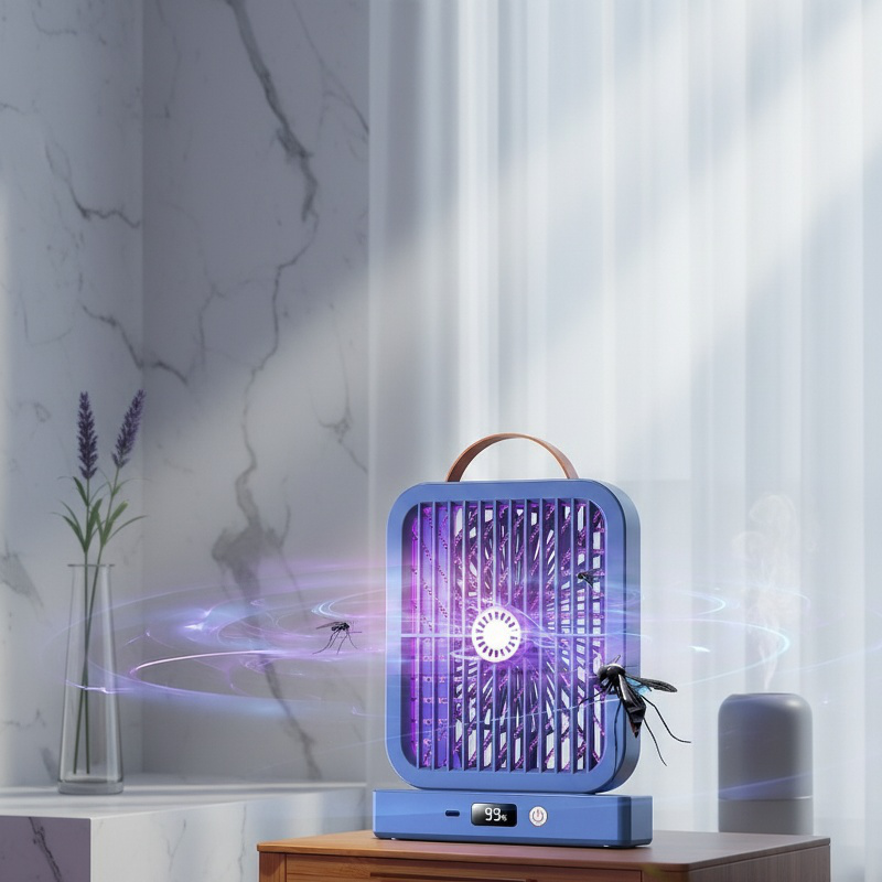 USB Mückenfänger Lampe, Mückenabwehrgerät, Tragbar für Zuhause