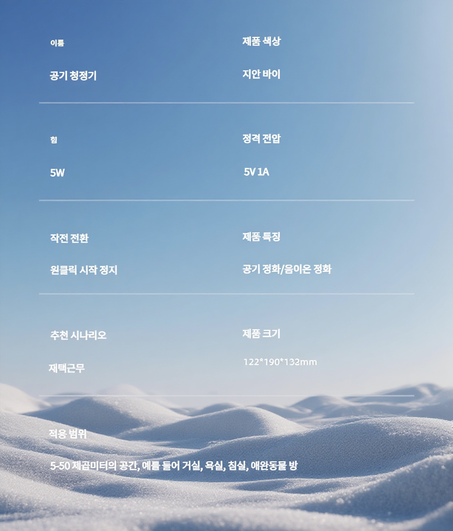 알레르기 예방 기능 강조 이미지