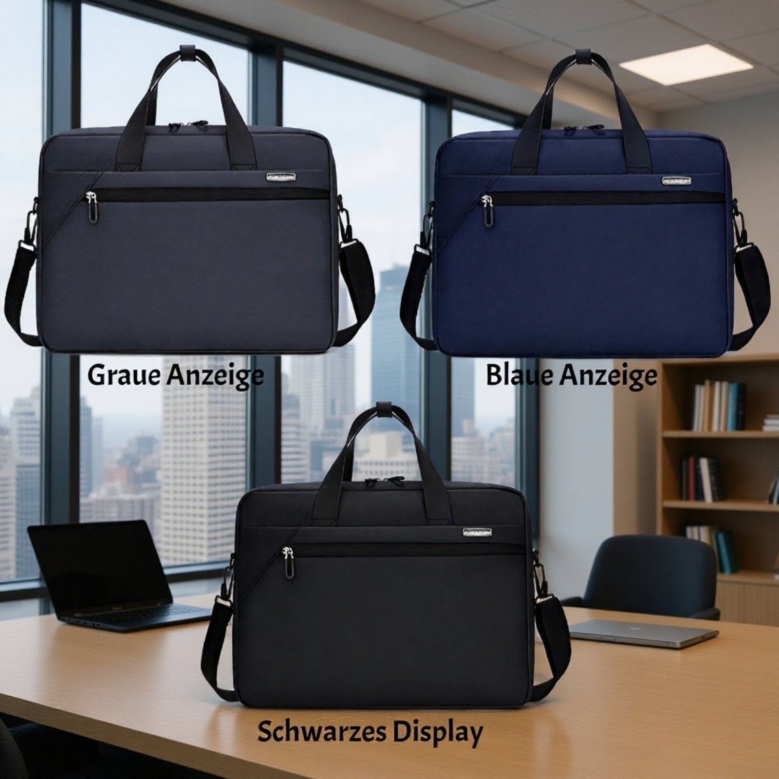 Robuste und langlebige Laptoptasche für Herren