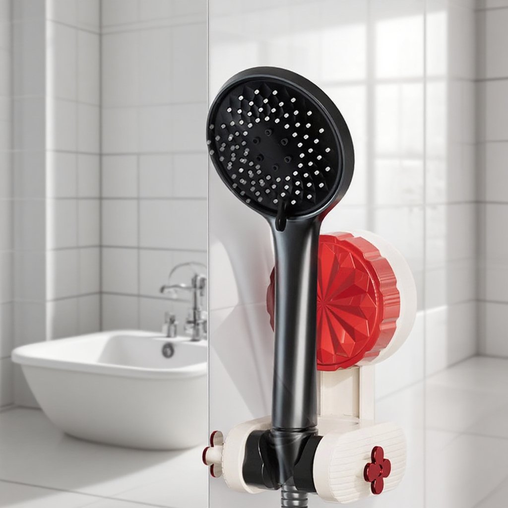 범용 흡입 컵 펀치 없는 샤워 헤드 브라켓