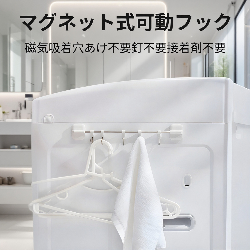 冷蔵庫フック磁気ステッカー強力ロングマグネットホワイトドアの後ろキー収納キッチンバックル取り外し可能