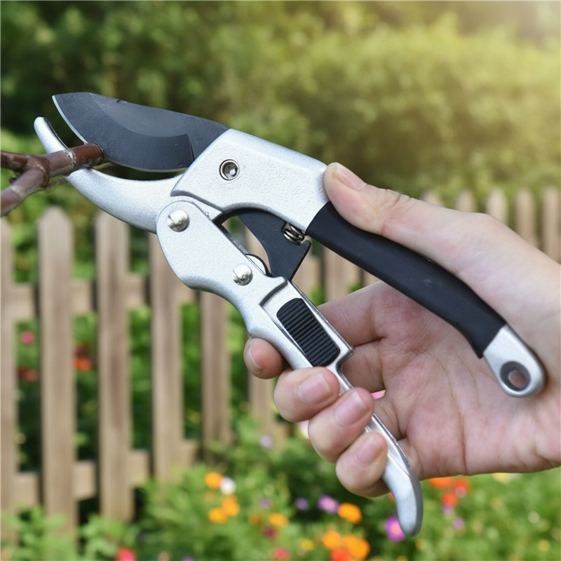 Pulley-Type Garden Pruning Shears for Rough Branches