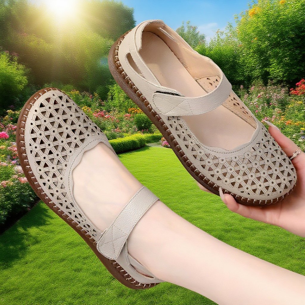 新作牛筋ソールの柔らかい婦人靴