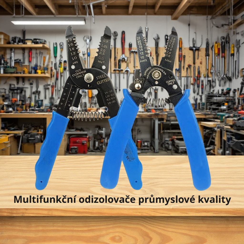 Odizolovací kleště s vysokoteplotním kalením, odolné proti opotřebení.