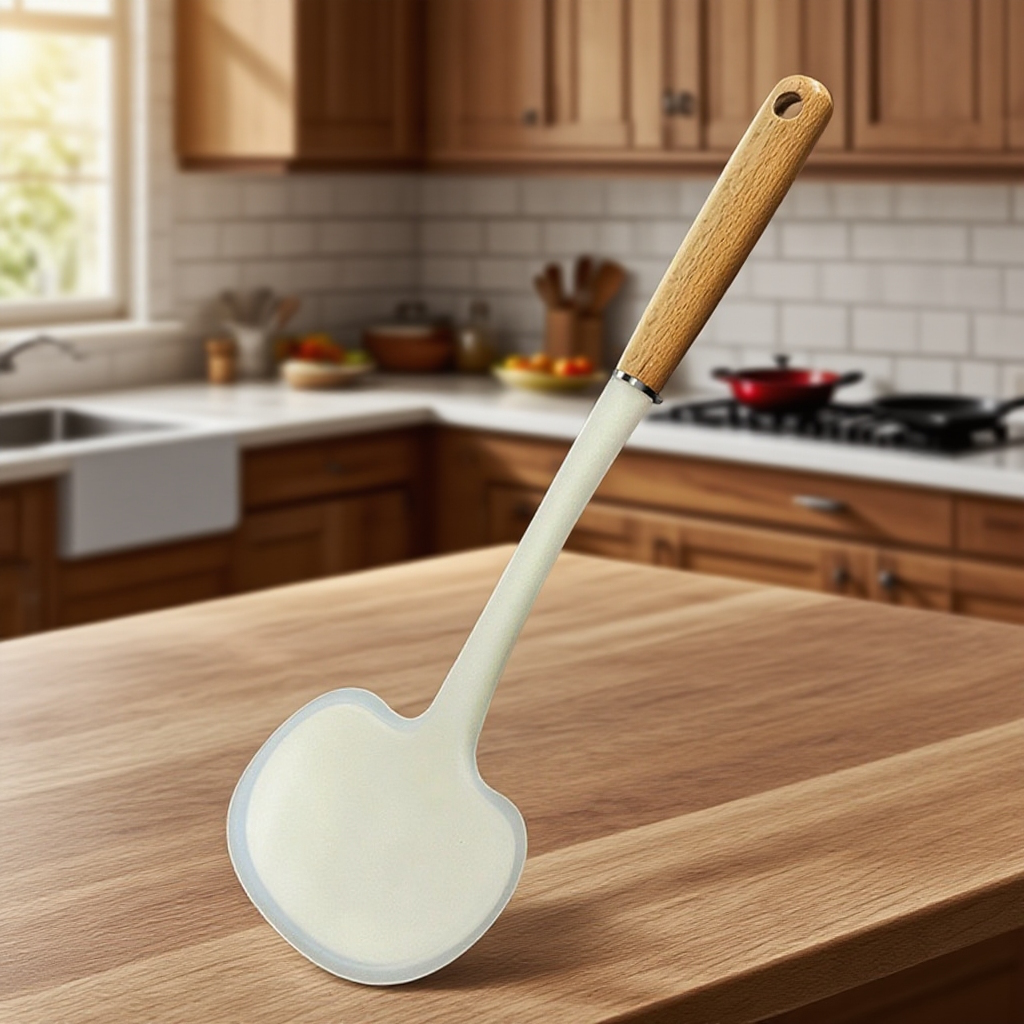 Potravinářská tepelně odolná silikonová vařečka na vaření