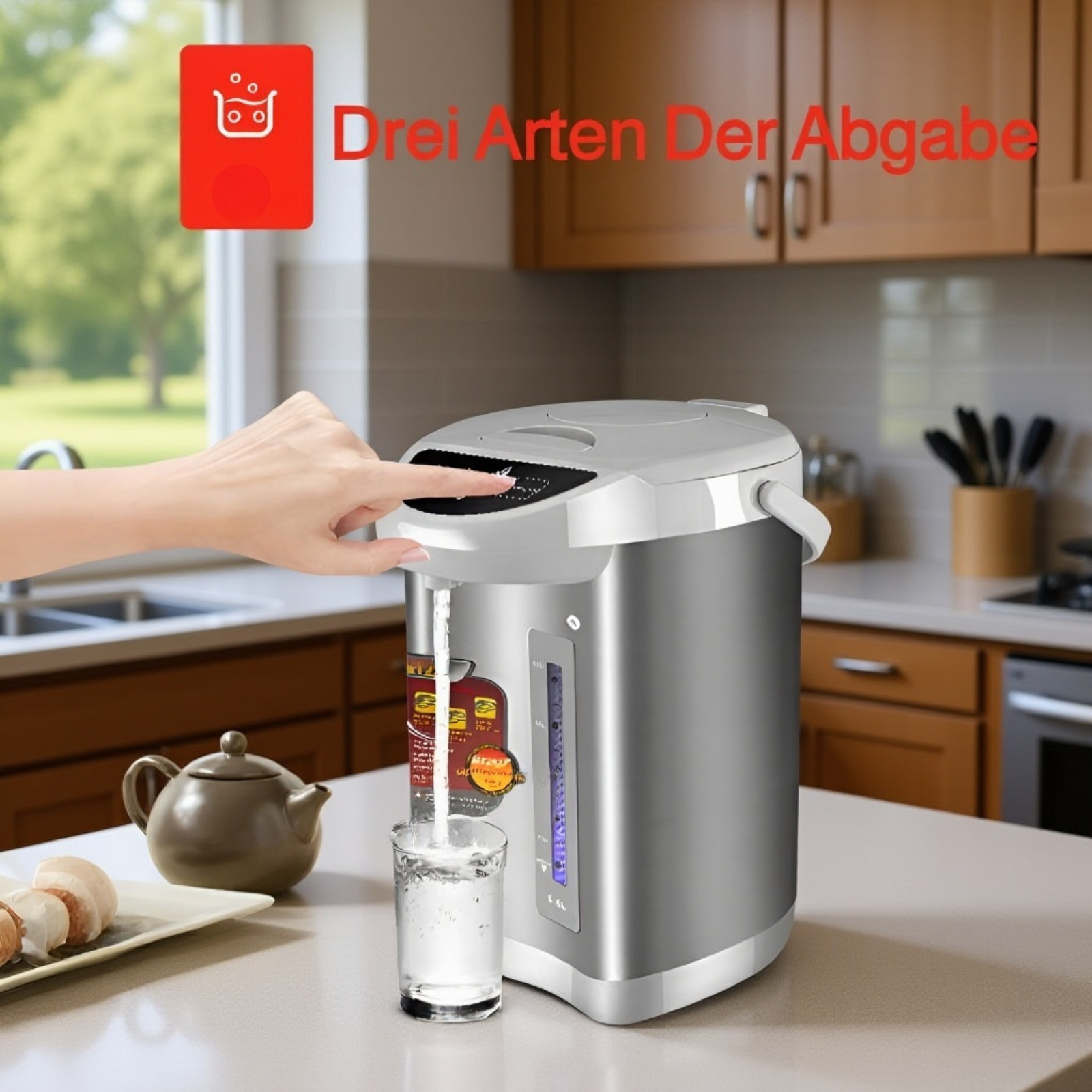 Automatischer Wasserkocher für schnellen und einfachen Gebrauch