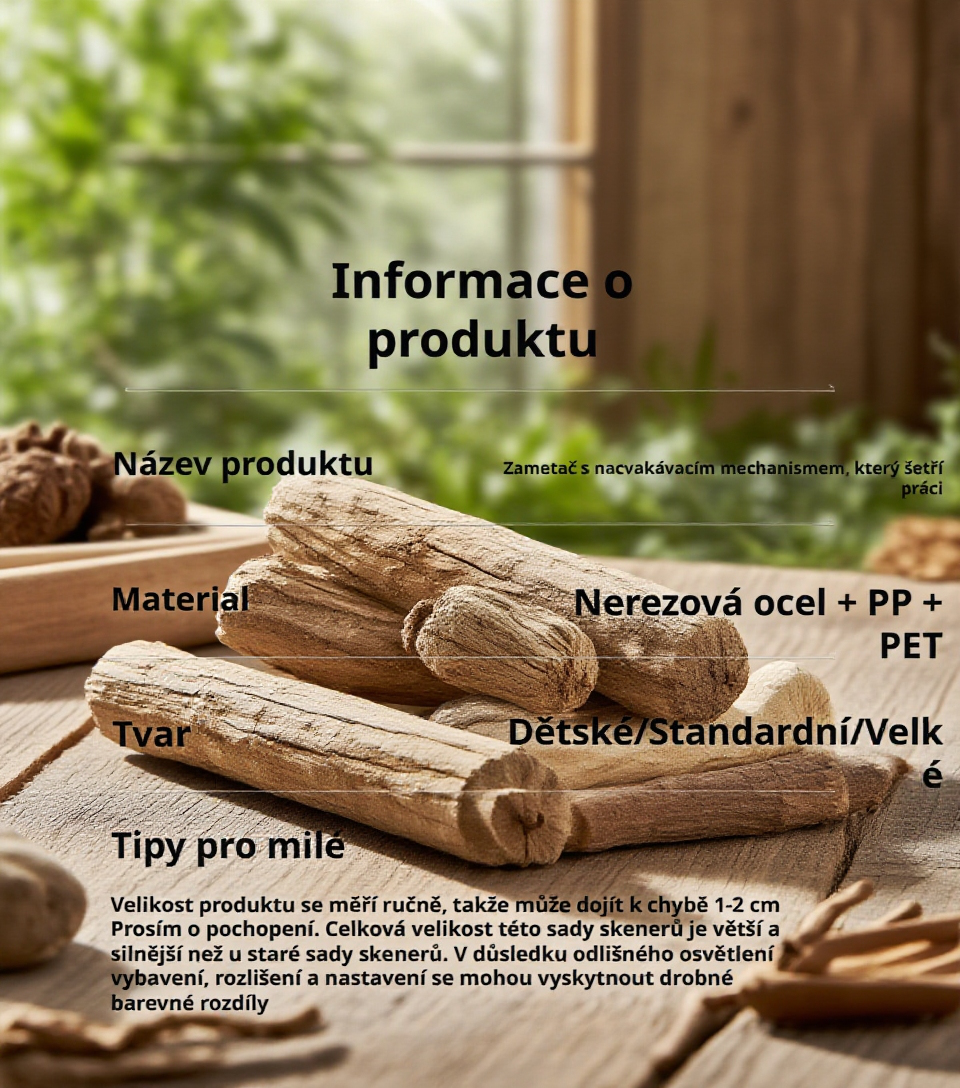 Úklidová sada pro snadné zametání